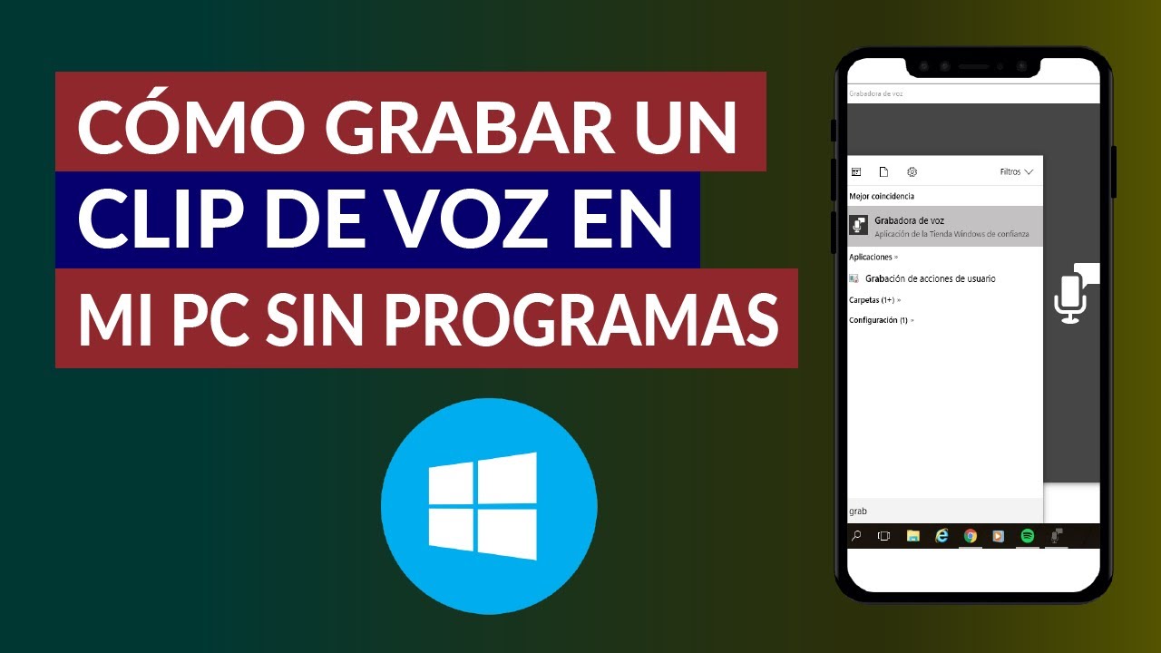 como grabar audio en tu pc