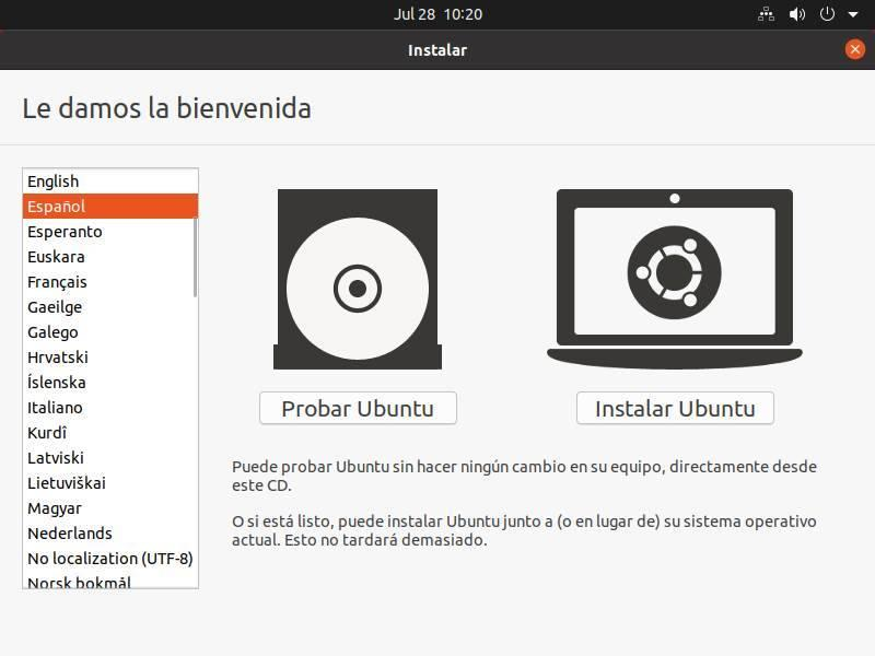 guia para instalar linux en tu ordenador